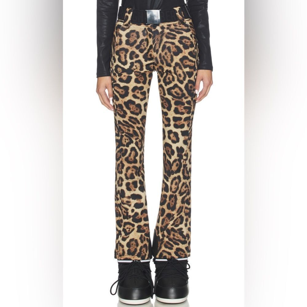 Goldbergh Pippa Roar Minou Ski Pants Waterproof Leopard Jaguar Cheetah US 8